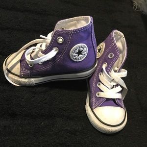 High top purple converse